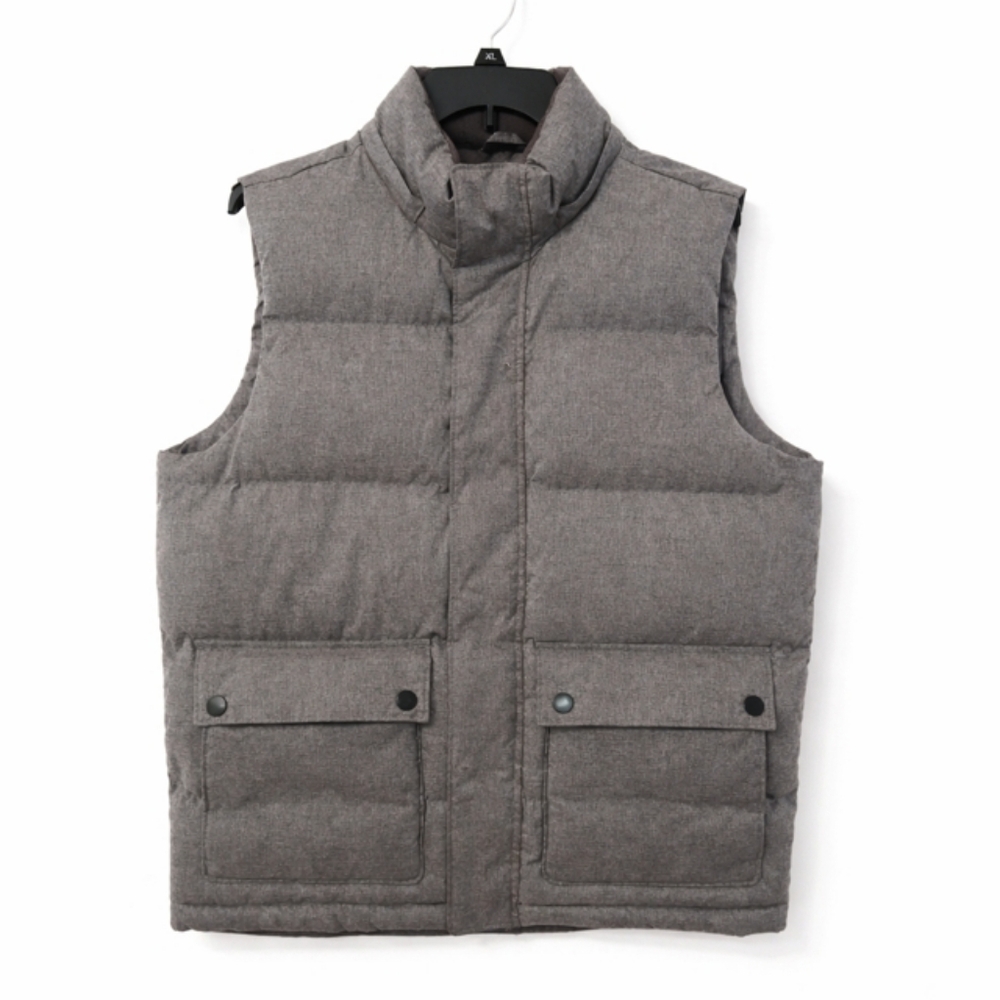 Old Navy Men's Charcoal Quilted Vest Size M